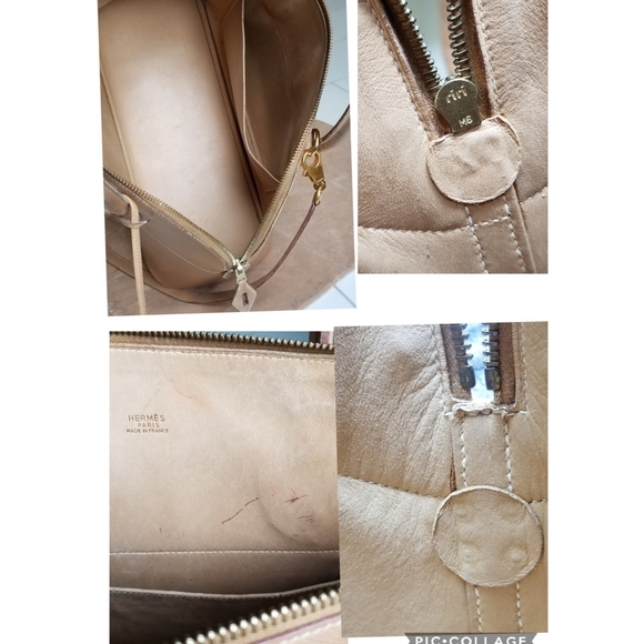 HERMES BOLIDE 35 Veau Graine Courchevel satchel - Picture 15 of 16